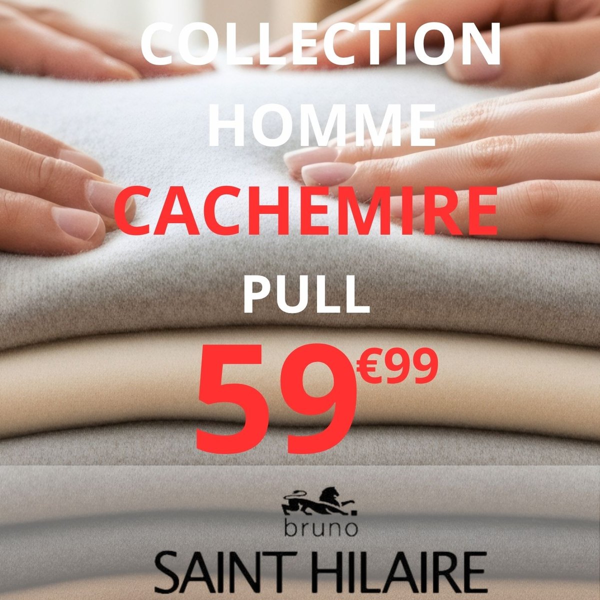 Arrivage Bruno Saint Hilaire : pulls et gilets homme