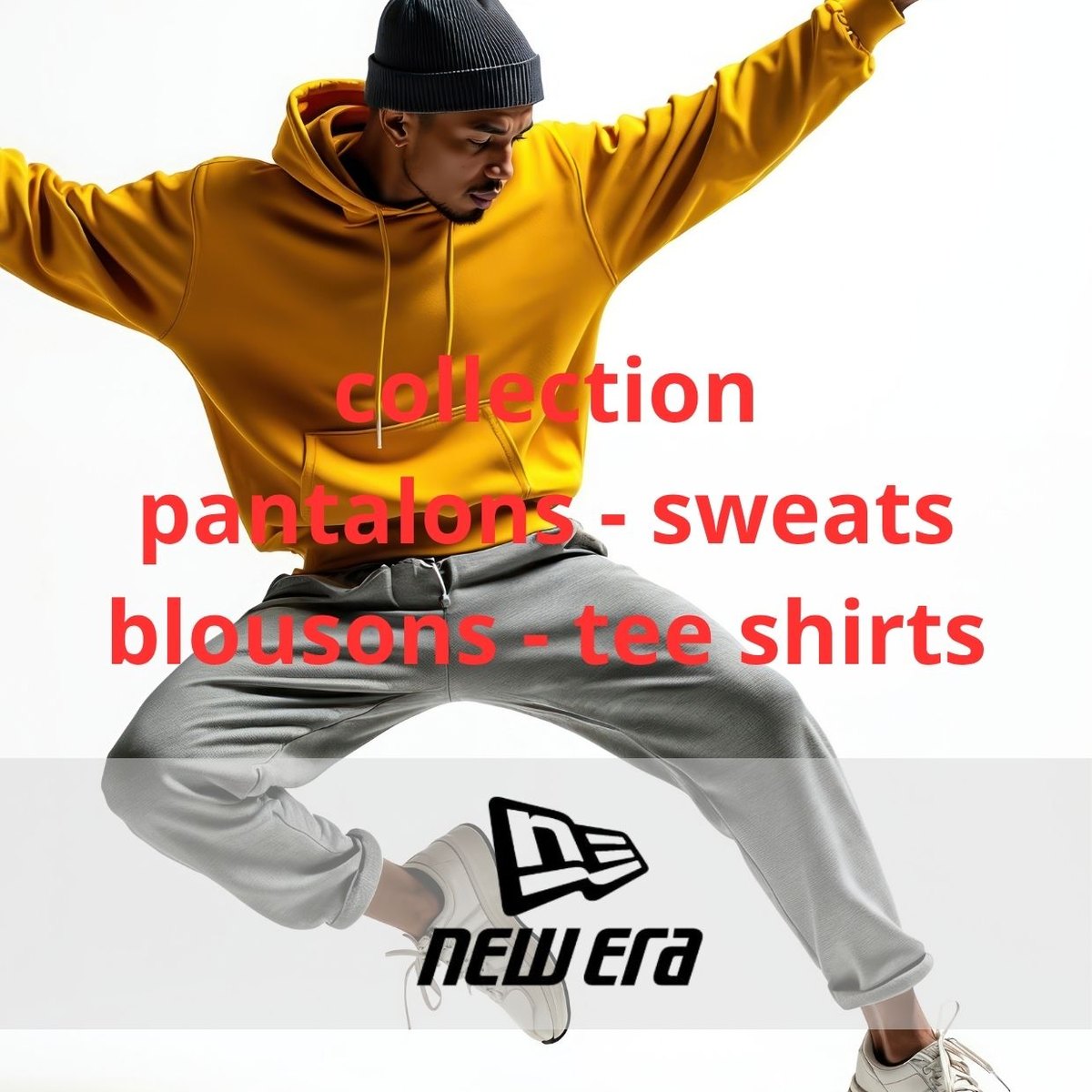 Arrivage New Era : pantalons, sweats, tee-shirts et blousons homme
