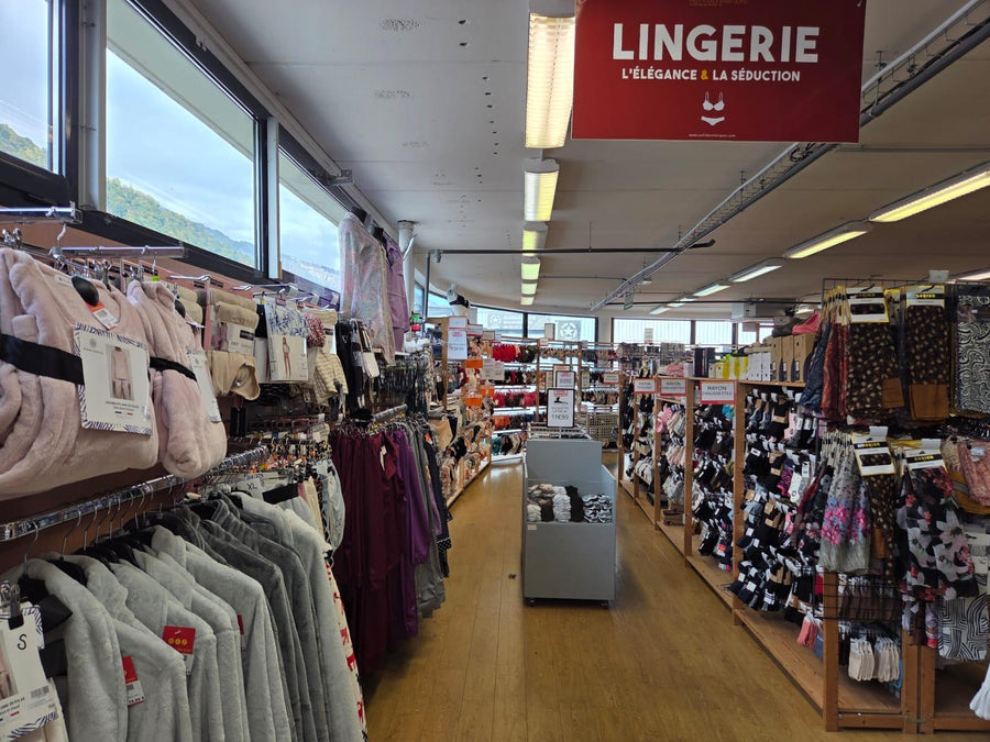 Magasin Au Fil des Marques de Sallanches : rayon lingerie